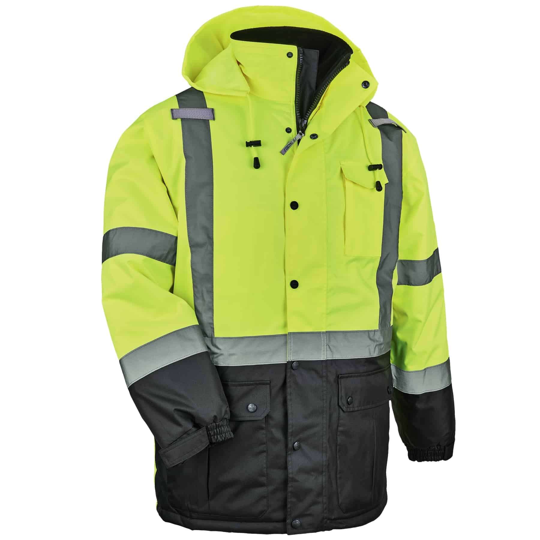 Type R Class 3 Hi-Vis Quilted Thermal Parka - Hi-Vis Gear